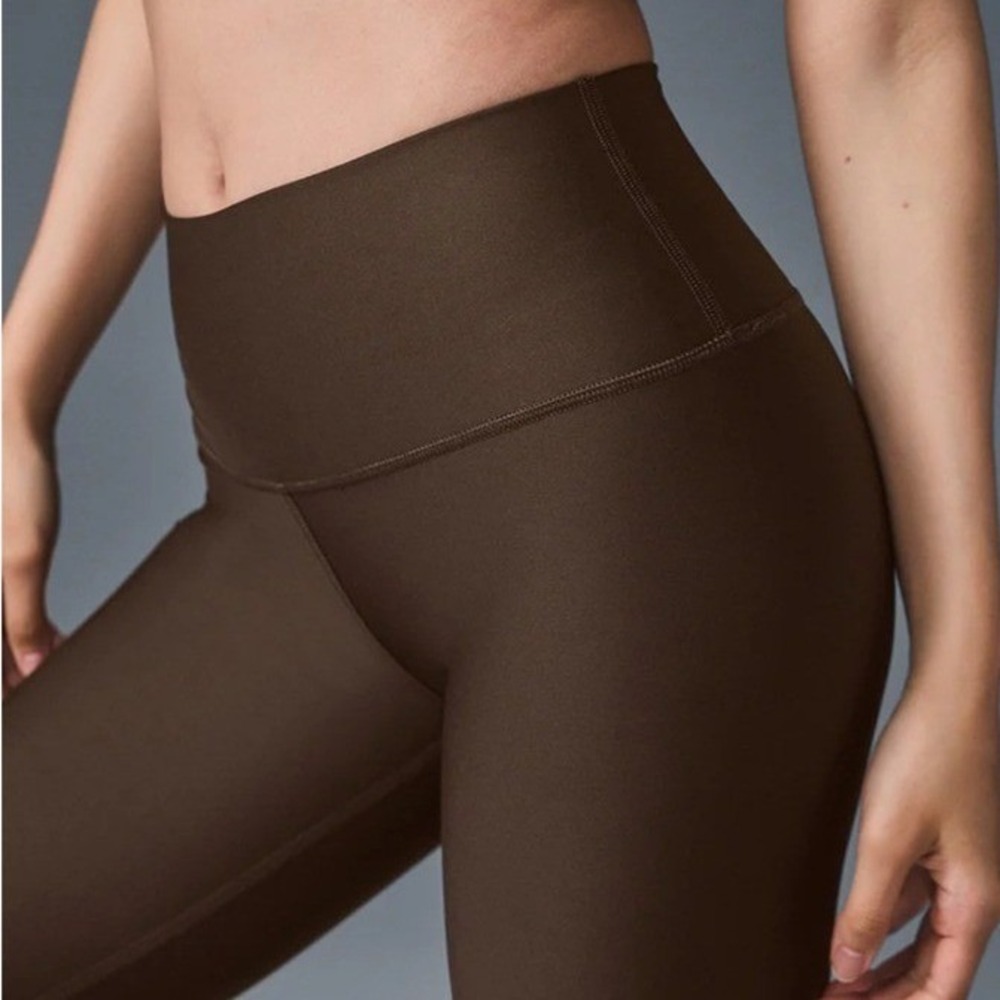 Alo Yoga Airlift High-Waist Leggings Espresso Brown W5766R Womens Size S